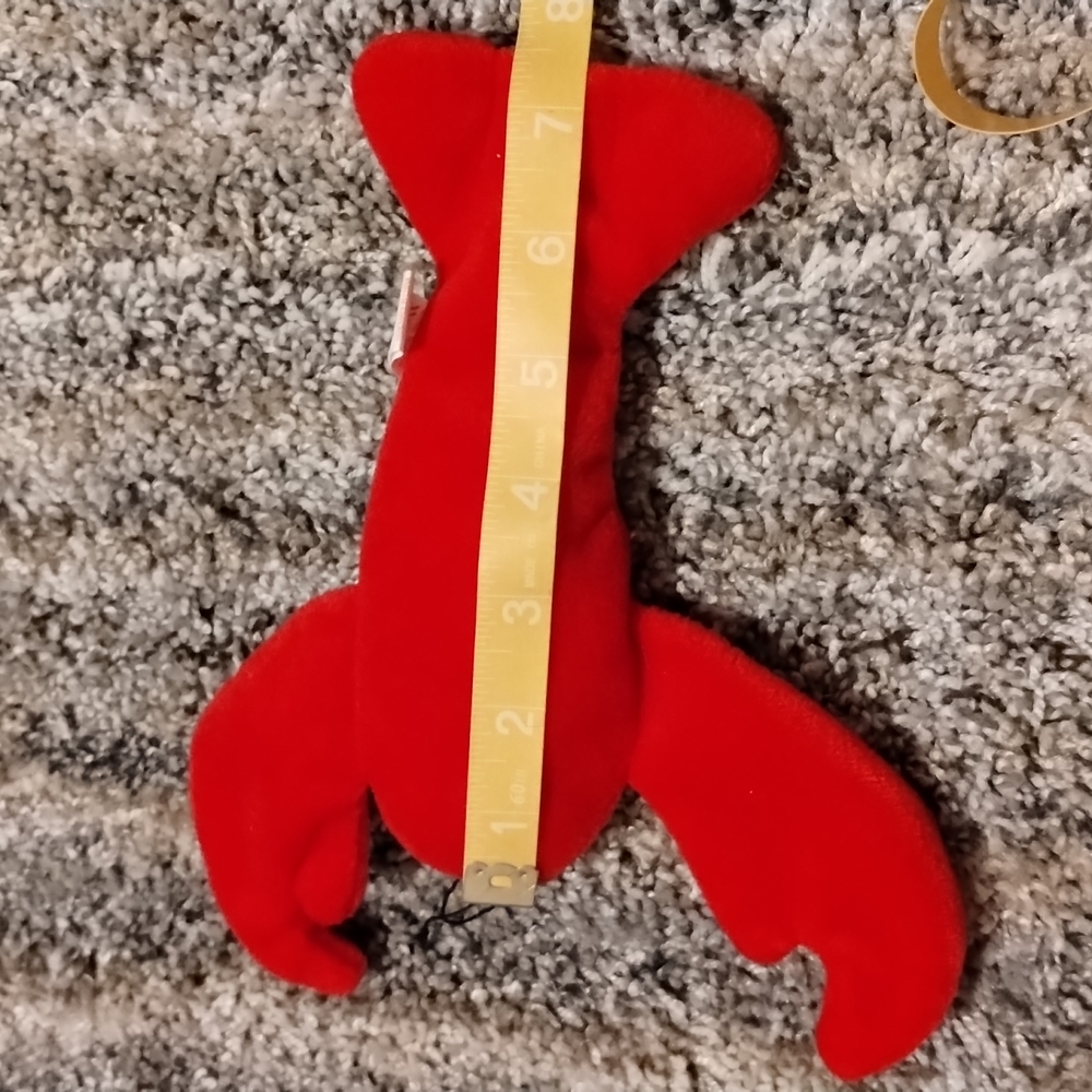 ✓TY Beanie Baby "Pinchers" the Red Lobster Plush - Picture 12 of 14